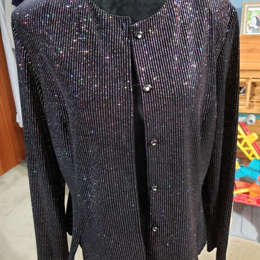 Beautiful Black Suit with sparkle!